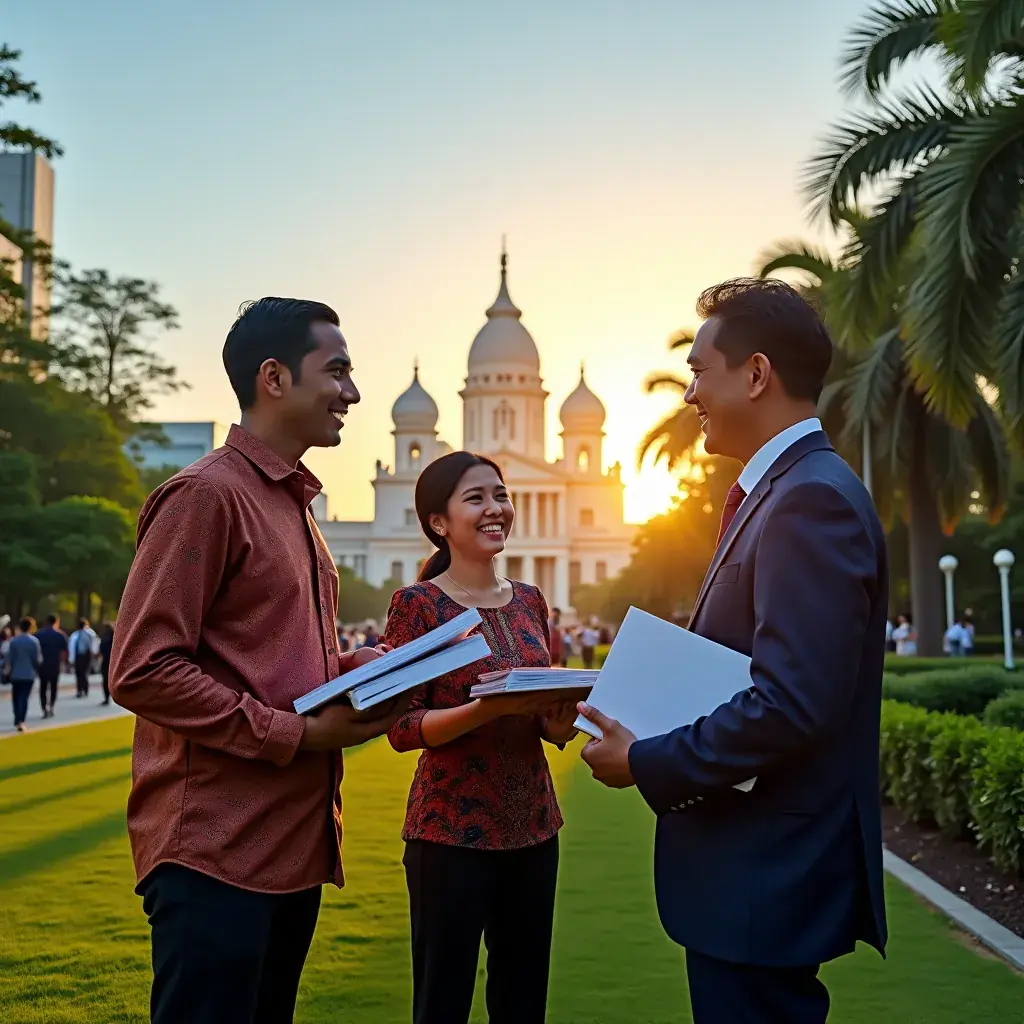 Modern office workspace