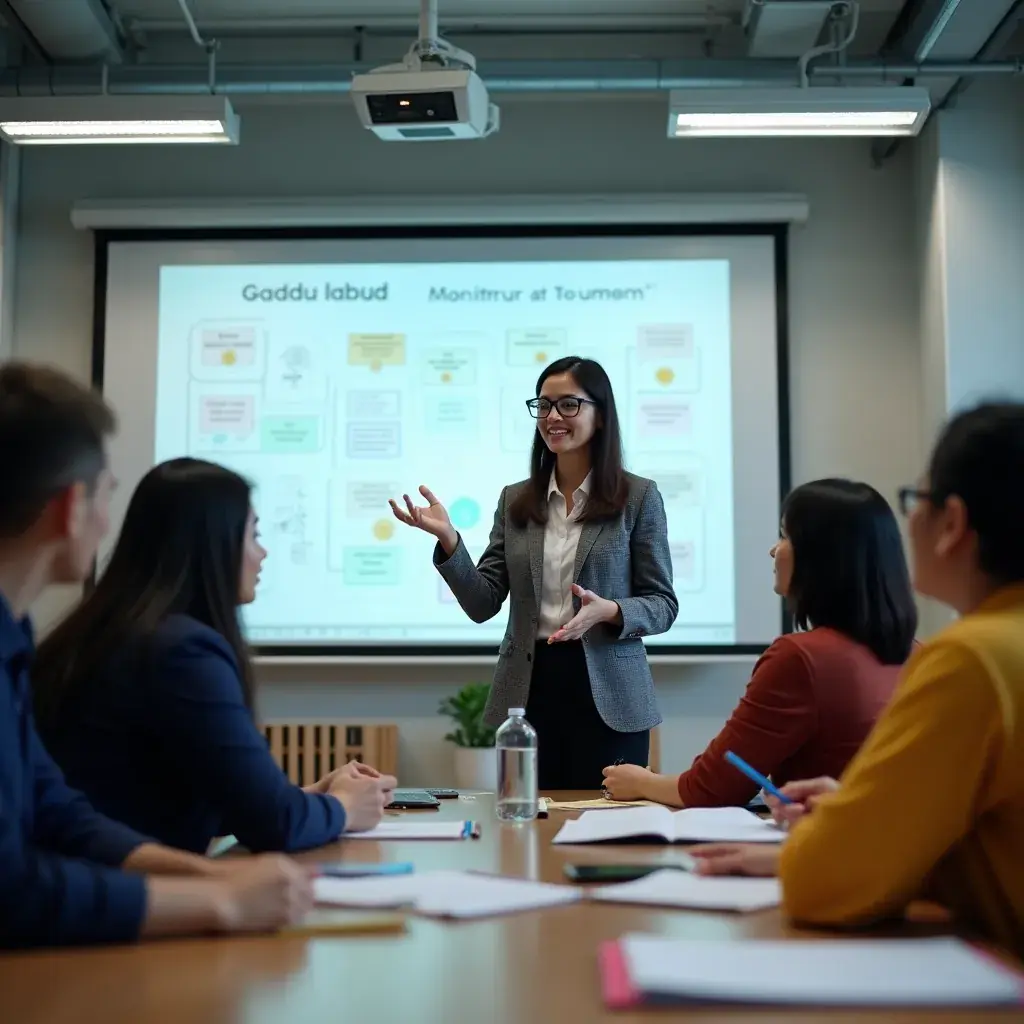 Professional business solutions illustration